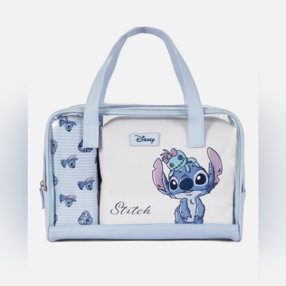 Primark Exclusive Disney Stitch 3 Piece Cosmetic Bags